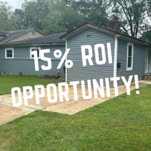 15% ROI REHAB 1ST LIEN POSITION IN UPSCALE SUBURB!